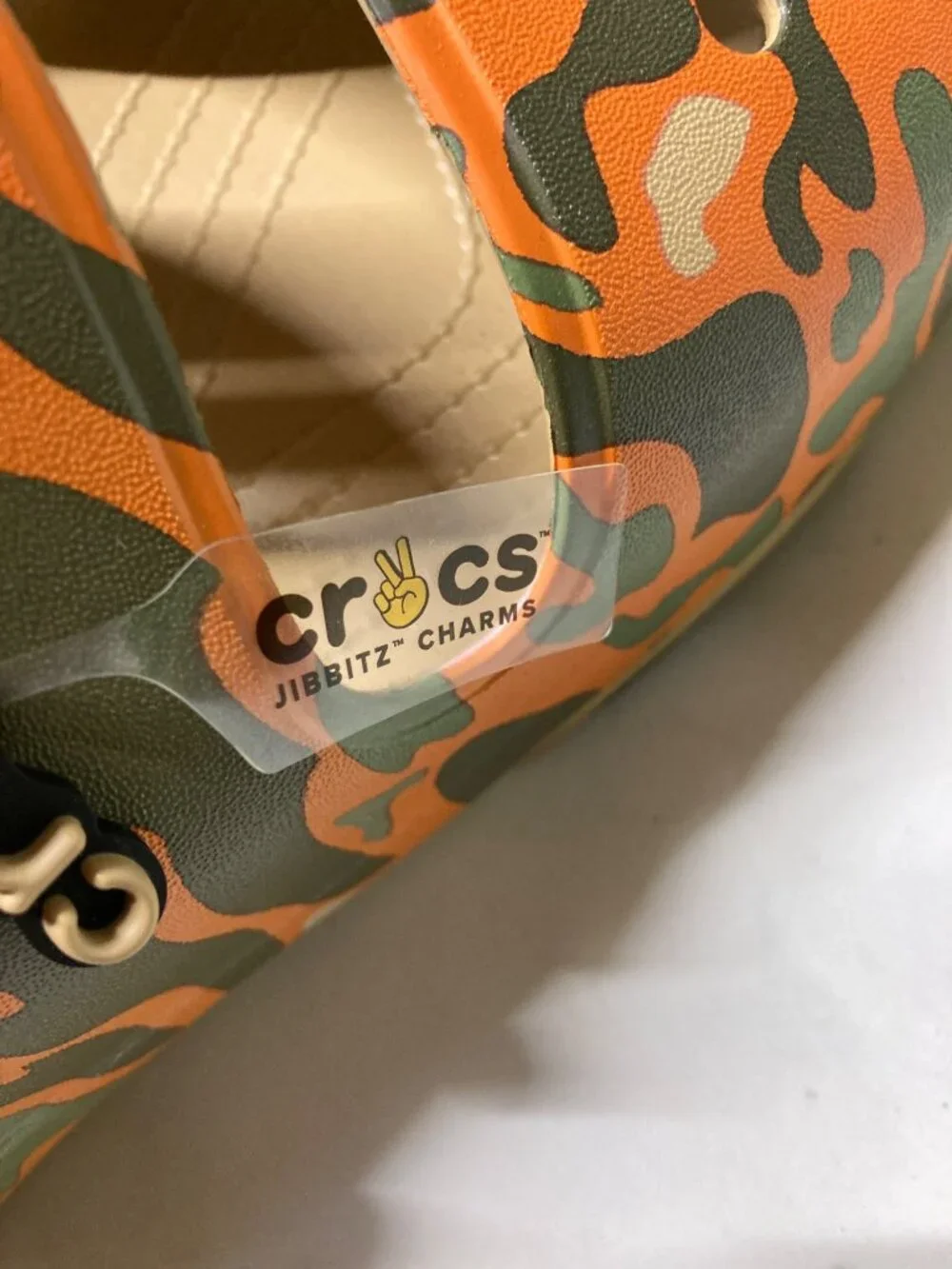 Crocs Classic Allterrain Camo Sandals Orange/Green Men Size 15 New With Tag